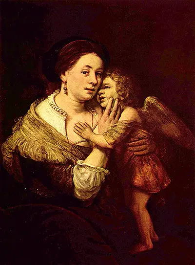 Venus and Cupid Rembrandt